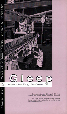 GLEEP Graphite Low Energy Experimental Pile (IS Leaflet no.291375, 1960s)
