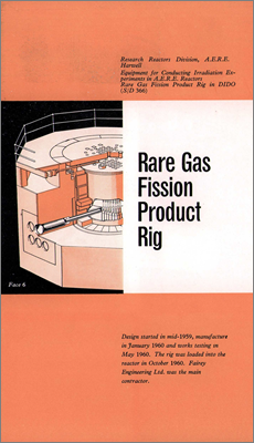 Rare Gas Fission Product Rig (IS Leaflet no.291466, 1960s)