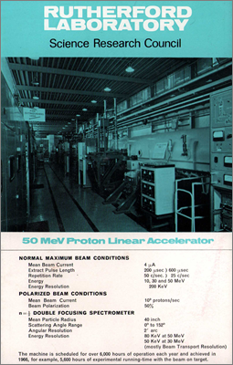 SRC 50 MeV Proton Linear Accelerator (1965 or slightly later)