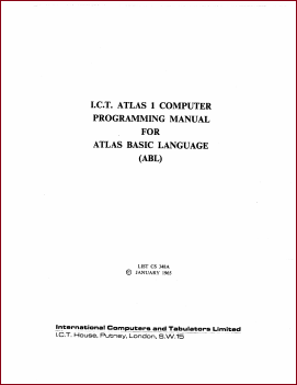 ABL Programming Manual (1967 reprint)