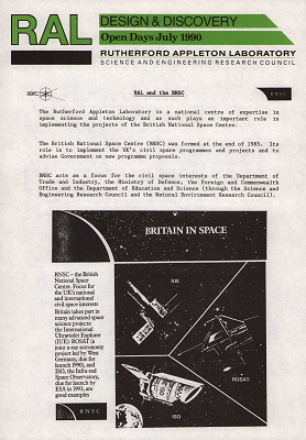 RAL and the BNSC (British National Space Centre)