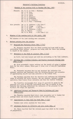 BC(62)32 Minutes of meeting (8 May 1962)