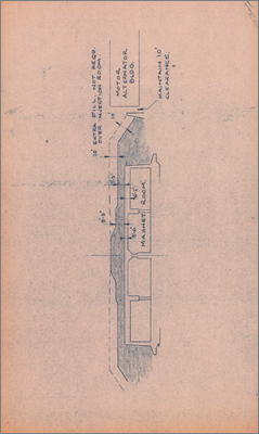NI(GP)(58)4 Additional earth shielding for the Main Building (Request for an additional 10 feet of earth shielding over main building; includes presumed cross-section through mound, 17 February 1958)