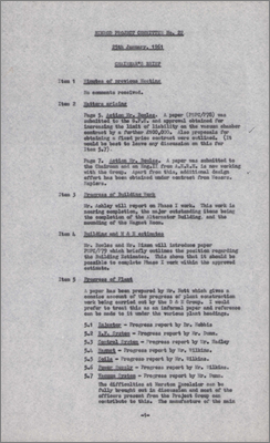 PSPC/B22 Chairman's briefing notes (25 January 1961)