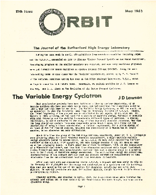 Issue 11 (May 1963)