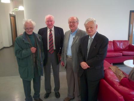 (left-to-right): David Howarth, Mike Wyld, Dai Edwards and Yao Chen on 6th December 2012.