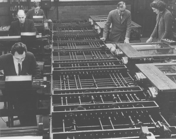 Figure 1: Jack (front left) on the Differential Analyser