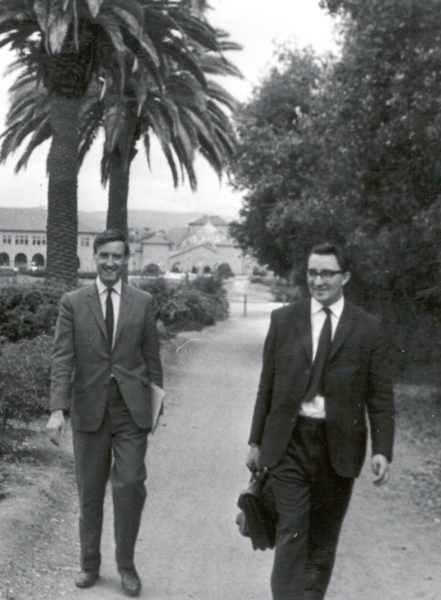 Bart Fossey and Bob Churchhouse at Stanford