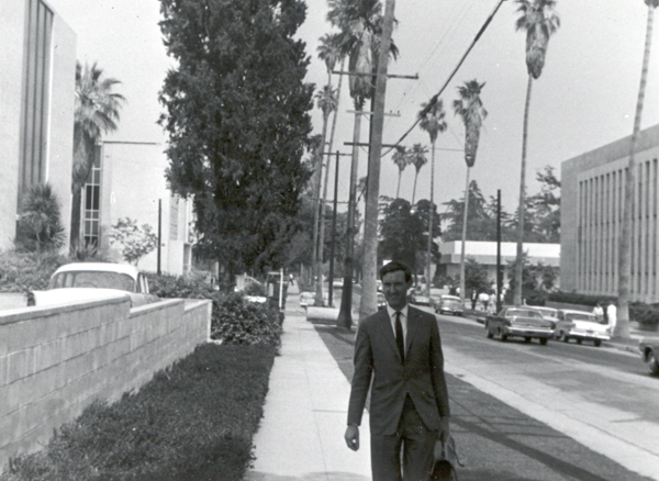 Bart Fossey approaching Cal Tech