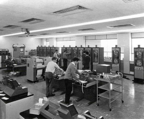 The Atlas 1 machine room circa 1964 (actually 21 June 1965)