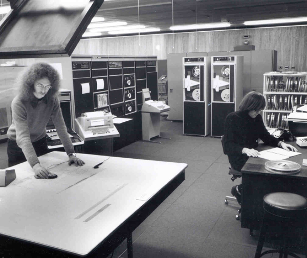 Another view of the PDP-15 computer and VT-15 display