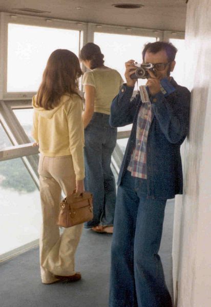 Cliff Pavelin up the Toronto Tower