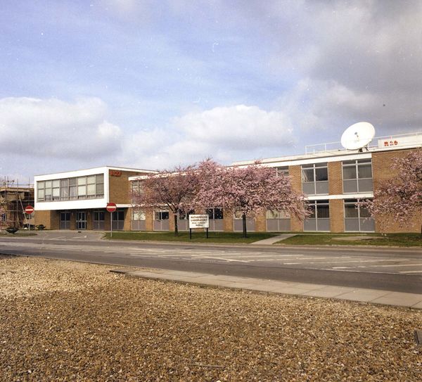 The Stella Dish on the Atlas Centre Roof, April 1980