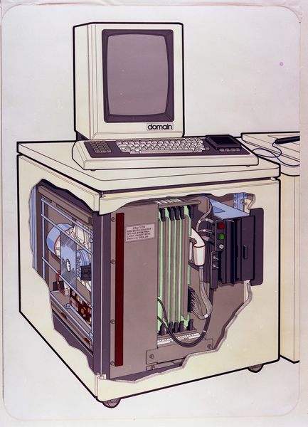 Apollo Domain Schematic, RAL April 1982