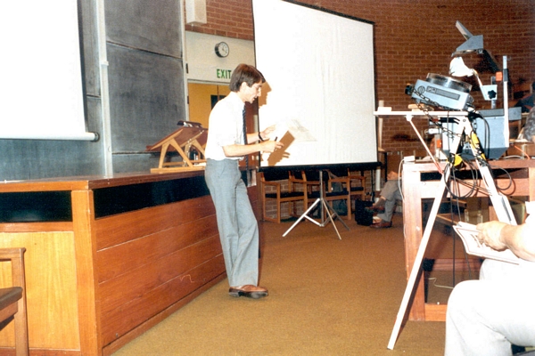 Peter Henderson speaking at DCS Conference, University of Sussex, 1984