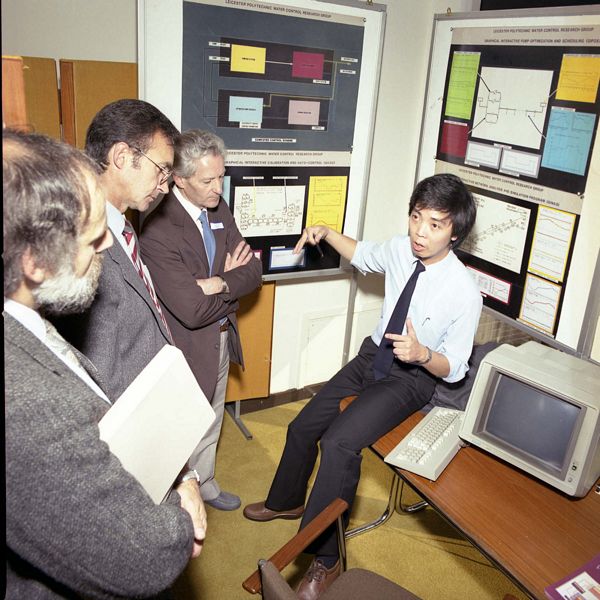 CFC Visit to RAL, 1986