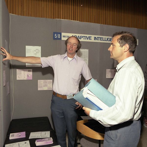 IKBS stand at the Alvey Conference, 1987