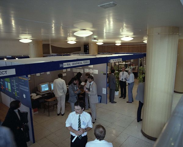 Alvey Conference, Manchester: Informatics Graphical Tools Stand, July 1987