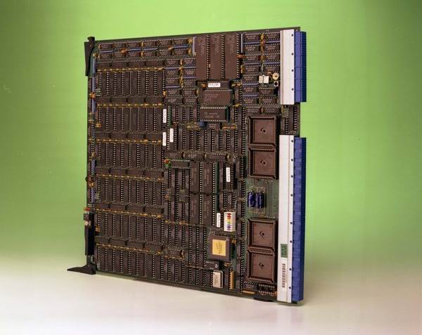 Typical Transputer board with space for four transputers