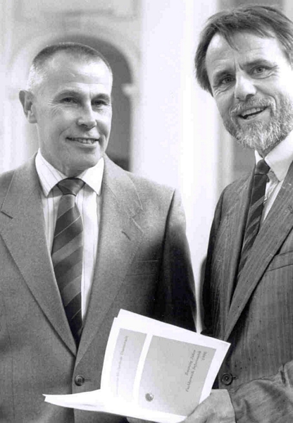 Prof Wolfgang Bibel, TU Darmstadt (right) with Prof Dr Hc Ing Bob Hopgood!