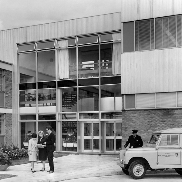 Atlas Entrance with Laboratory car