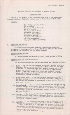 NI-59-01 Treasury Buildings, Whitehall (16 January 1959)