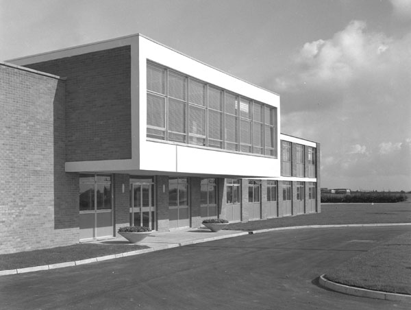 The New Entrance with Library Above