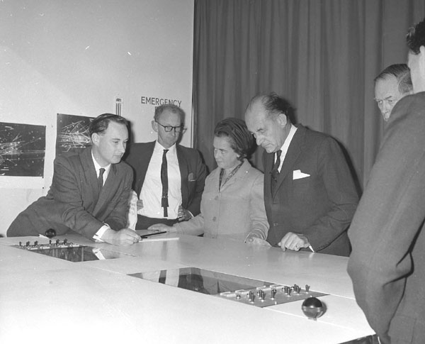 Patrick Walker at Scanning Lab, September 1967