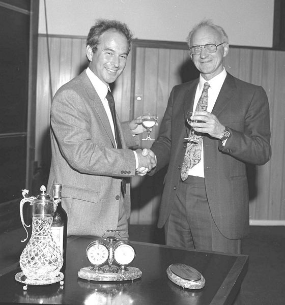 Godfrey Stafford, Head of Rutherford Appleton Laboratory, 
retires September 1981 