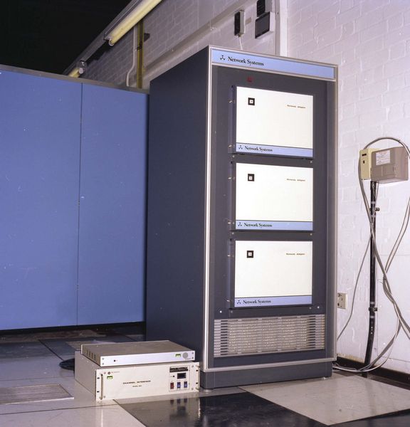 Fig 5.3 The Hyperchannel is being studied as a possible 
communications mechanism for high speed access to a central file store.