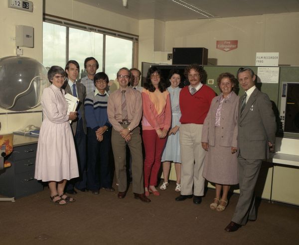 Present at the wake (from left to right), Kate Crennell, Dale Sutcliffe, Julian Gallop, Francis Yeung, Eric Thomas, Roland Brandwood, Gillian Jones, Maureen Smith, Britt Jeeves, Sally Nichols and David Green. 